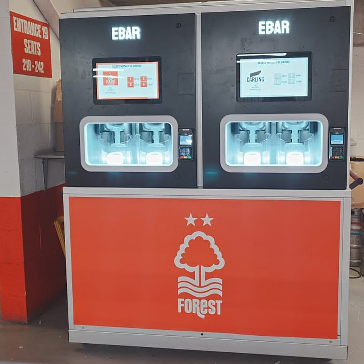 2-unit Mobile Beerwall at the City Ground, Nottingham Forest FC